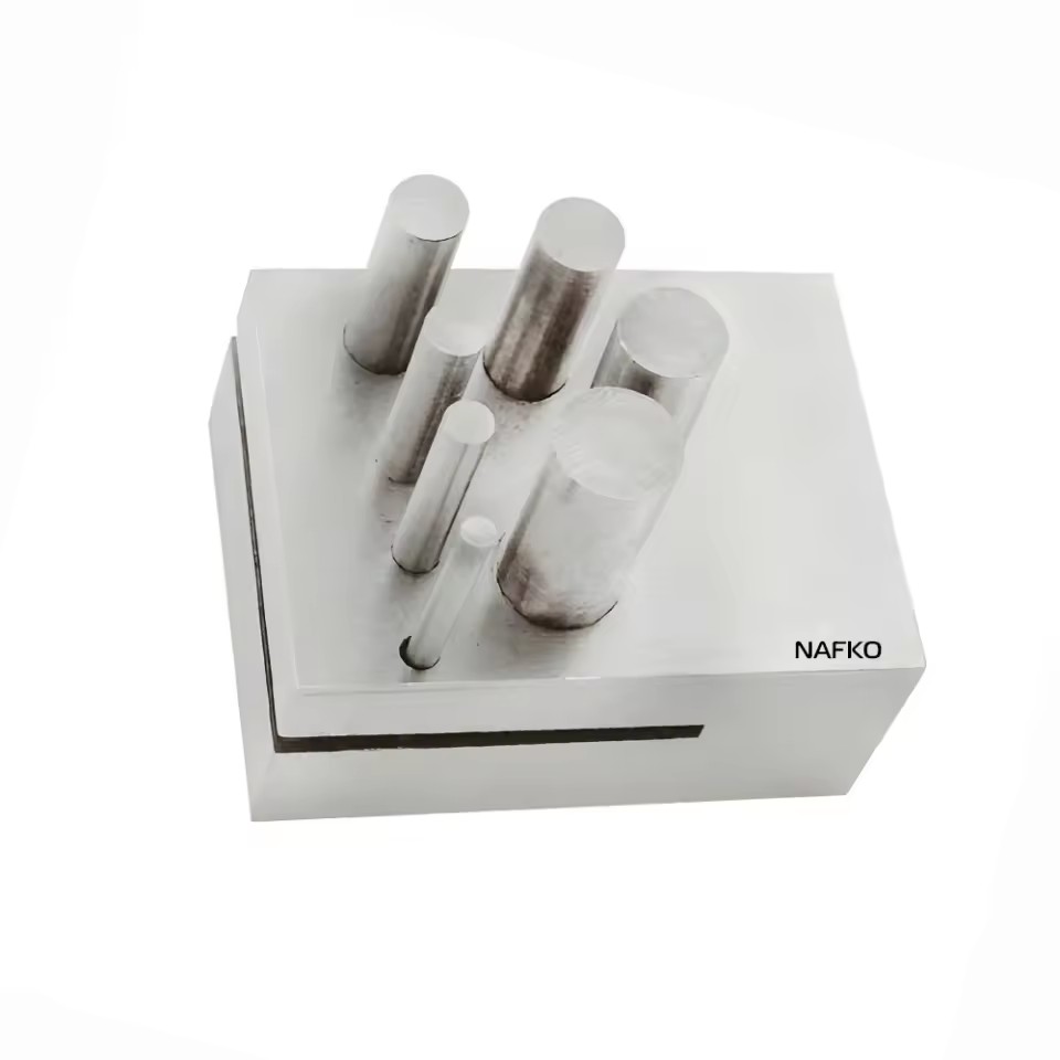 High Quality Stainless Steel High Performance Precision 7 Pieces Punches Kit Set for Ear Rings and Craft Designing Disc Cutting