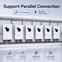 US Grid-Tied 12kW Hybrid Solar System Split Phase 120V/240V Inverter with 16kWh Battery Energy for Home Use Solar System
