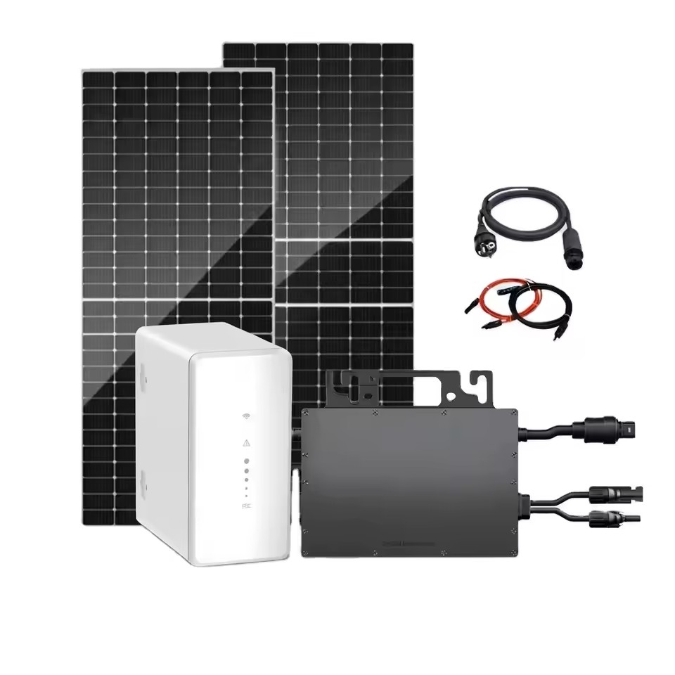 Mini 1000W Monocrystalline Solar Power System for Balcony with Inverter Battery Storage Plug and Play 220V Output