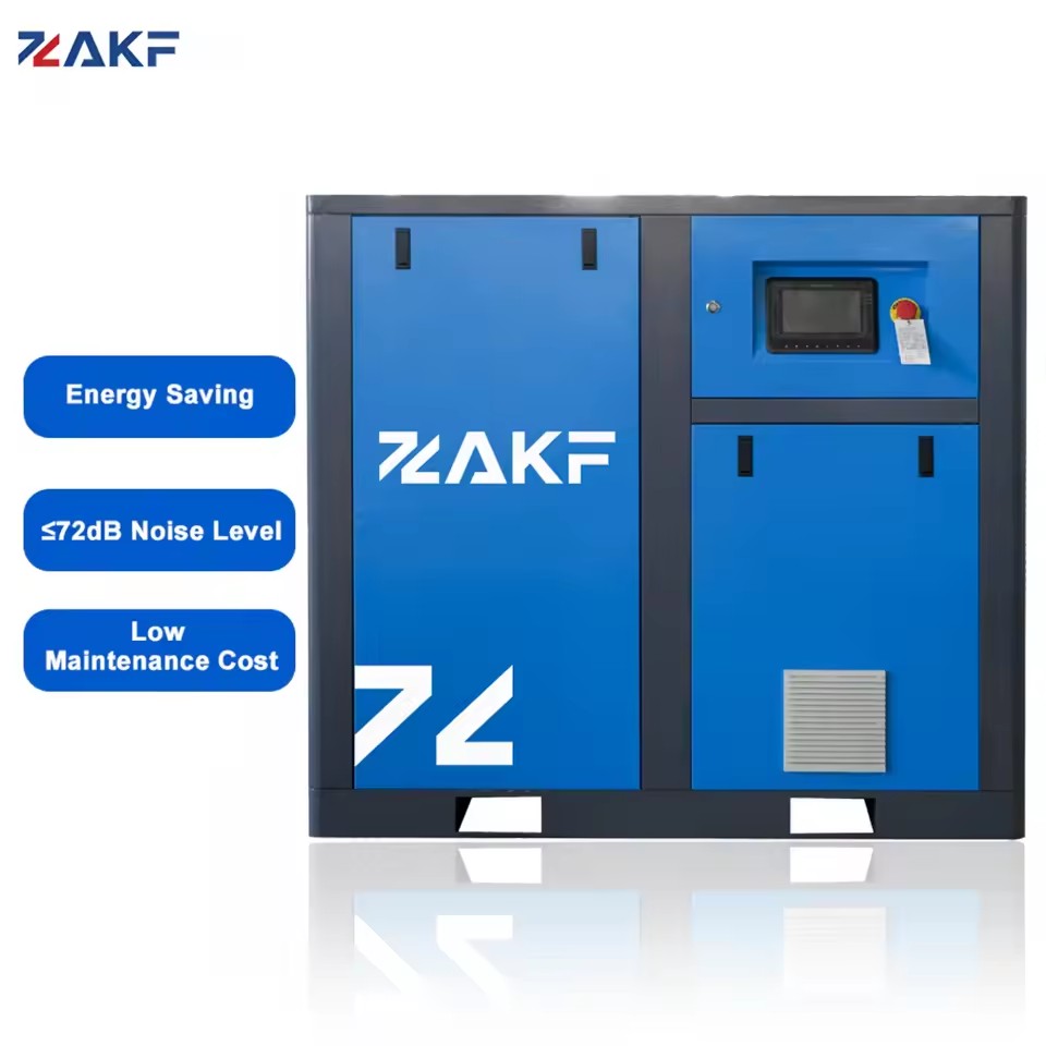 ZAKF Industrial Equipments PM Variable Speed 15KW 20HP 380V/220V IP54 Screw air Compressor for Stone Polishing Industry