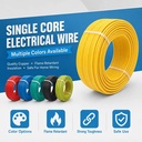 Heavy Duty 1.5-16mm² Copper PVC Electrical Wire 450V Rated for Power Control and Low Voltage Distribution