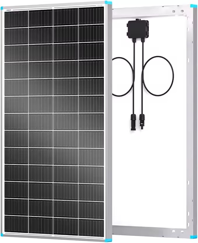 Monocrystalline PERC 200W 25% High-Efficiency Glass Solar Panels 182mm 24V PV Power Charger Van RV Marine Cabin Roof Farm