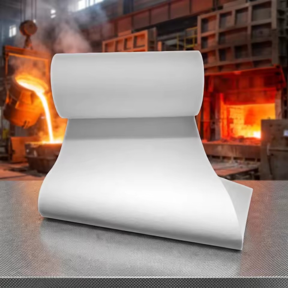 High-Density Ceramic Fiber Paper 200-250kg/m³ for Industrial Boiler Sealing Superior Compressibility Ceramic Fiber Products