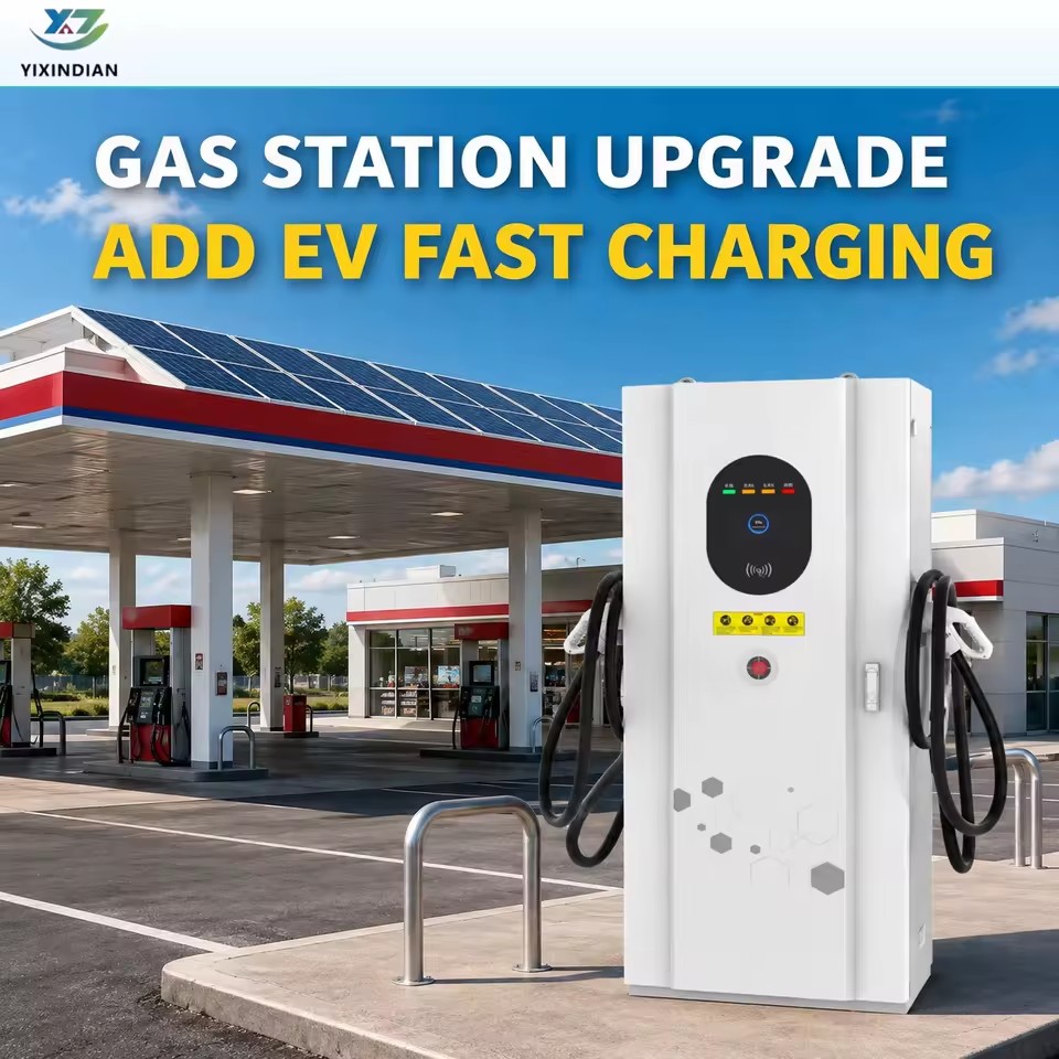 Economic Electric Vehicle Charging Station 60kW 100kW Floor-mounted EV Charger GB/T CCS CHAdeMO for Commercial Use