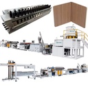 Plastic Roof Tile Making Machine for Plates PP PE PVC WPC Twin Screw High Automation Motor Engine Energy Saving Production Line