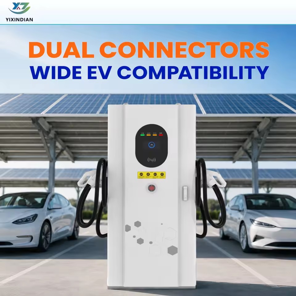 Smart Fast DC Ev Charger All-in-One Solar Panel Storage Off-Grid Ev Charging Stations 60kW 120kW 160kW Power Bank LCD