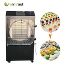 Stainless Steel Freeze Dryer Easy Clean for Food Herbal Cosmetic Raw Material Pet Food Lyophilizer Machine Pump
