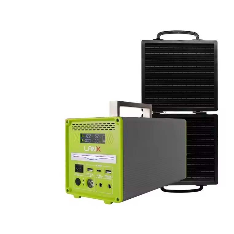 New Pattern Portable 300W 400W 600W Aluminum LiFePO4 Solar Generator Energy Storage System Solar Power Station