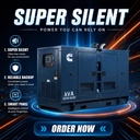 CE EPA 150 Kva 20kW 50kW Super Silent Canopy cummins Diesel Generator 3 Phase 400V 50/60Hz Industrial Backup Power Generator Set