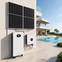 E-Nice Solar System Home Power 5KW 10kw 20kw Hybrid Solar with LFP Battery Solar Plant Cost for Home