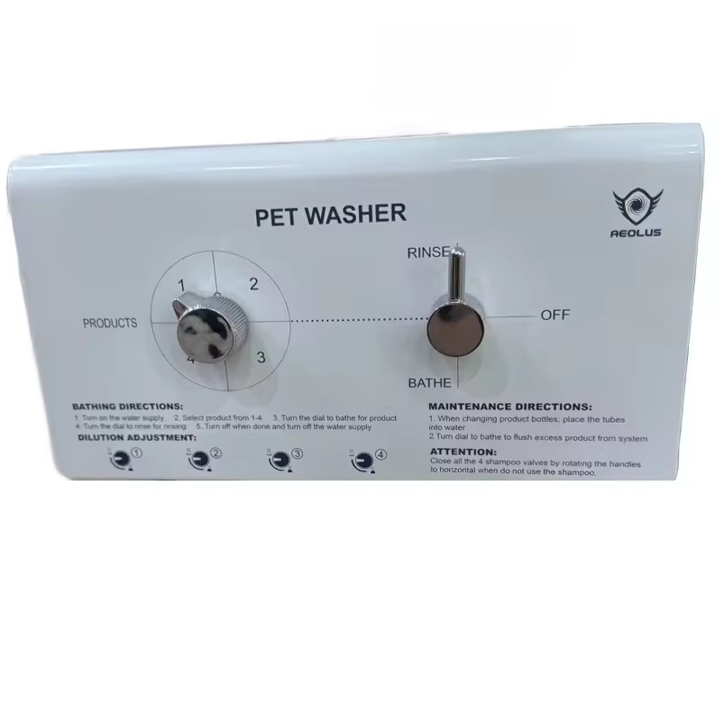 Large Pet Dog Bathing System Machine Eco-Friendly Wall Mount Dispenser for Cat Hotel Liquid Soap Shampoo for Bathroom