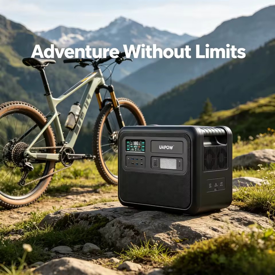 Massive 4kWh Power Hub 4020Wh 1200W, 10k Cycles. Fast 1200W AC Input. Reliable Off-grid Solar Generator for RV & Farm.