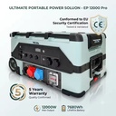 Portable Power Station Solar Generator Lifepo4 Panels MPPT Controller External Battery Convenient Portable Solar Power Station