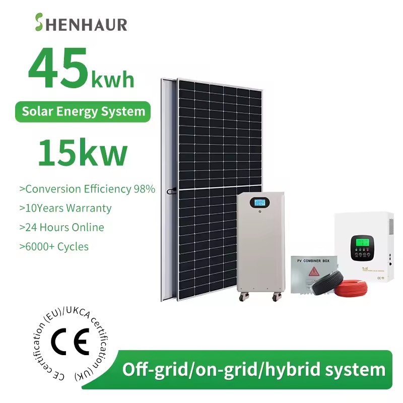 SHENHAUR Factory Outlet 3000 Watt Solar Energy Station Off Grid Electricity Generation Service PV Modules