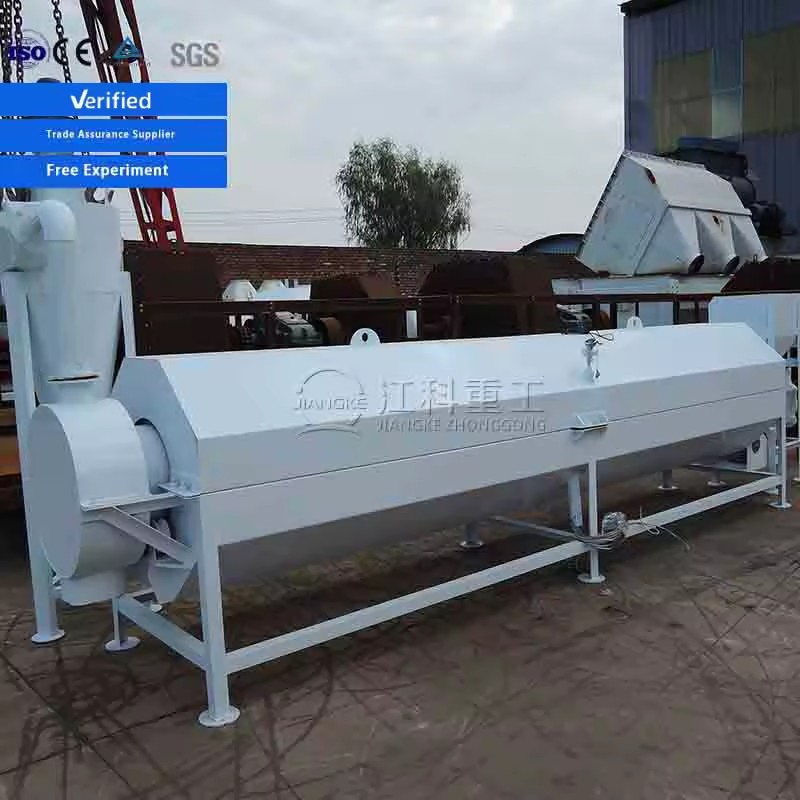 River Sand Dryer 70tph Triple Pass Rotary Design Saves 35% Energy in Concrete Mixing Plant Operations