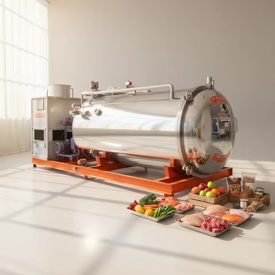 Industrial Lyophilizer Freeze Dryer for Food With Advanced Vacuum System and Low Energy Consumption