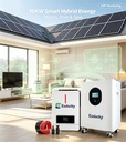 Complete Set Hybrid Solar Energy Storage System LiFePO4 Battery 10KW 15Kw Off Grid Hybrid Solar Energy Power System Kit for Home