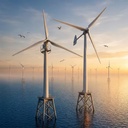 2026 5kw 220v 380v Industrial Wind Electricity Generator Horizontal Windmill Windmolen Turbine Generators
