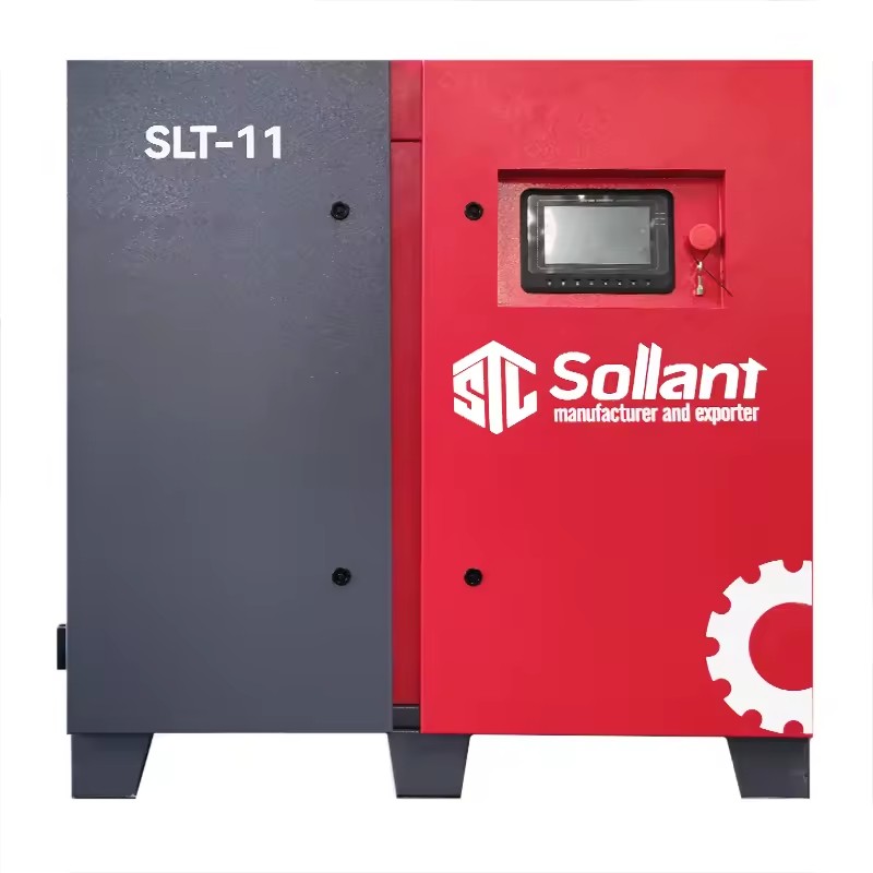 7.5kw 11kw Industrial Screw Air Compressor Design for Construction Site