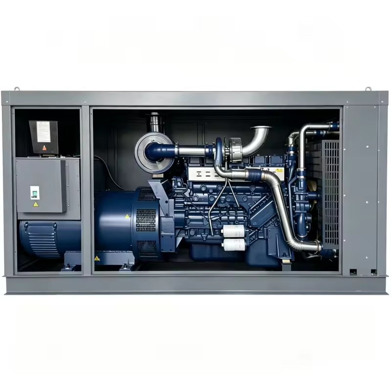 Natural Gas Syngas Single Auto Water Cooled High Efficiency 30kva 50-800kw 1mw/1000kva LPG Silent Generator