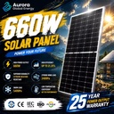 660W Solar Power Module Designed for Maximum Electricity Generation in Installation Areas