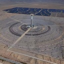 Tower Concentrating Solar Power System Solar Thermal Electricity Generation System Thermal Storage of Solar Energy for 24 Hours