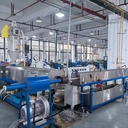 Heavy Duty Flexible Conduit Jacketing Equipment 125mm Screw Diameter PVC Conduit Extrusion Machine