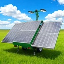 Solar Light Tower with Traction Device IP66 Rated LED 60 Beam Angle-Environmentally Friendly Lighting Solution for Mines