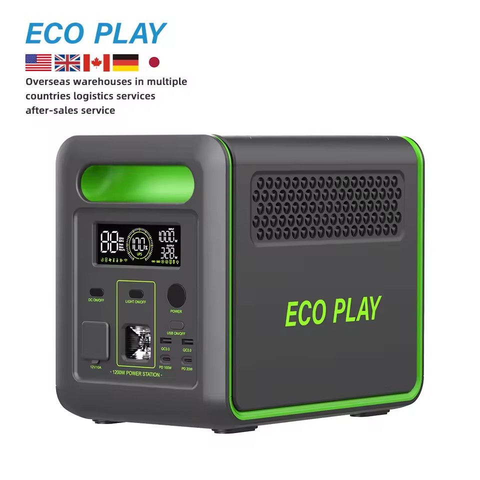 ECOPLAY 1200W Portable Power Source Generator with Remote Monitoring Capability Capable of Working at -20℃ Low Temperatures