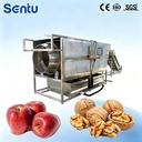 Industrial Rotary Drum Washing Machine Automatic Fruit Vegetable Roller Washer for Food Processing Production Line