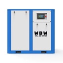 Energy Save 22kw 30hp Rotary Screw Air Compressor Lubricated Air Cooled with Engine & Bearing