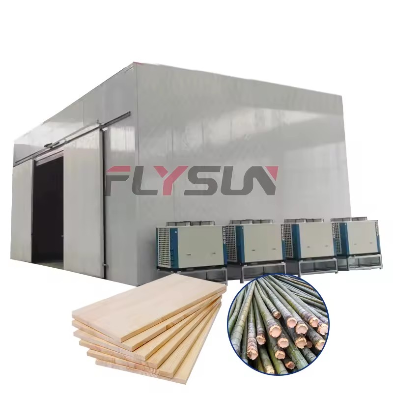 High Frequency Stainless Steel Gear-Driven Heat Pump Wood Drying Kiln Sawmill Dryer Plywood Veneer Drying Food Processing