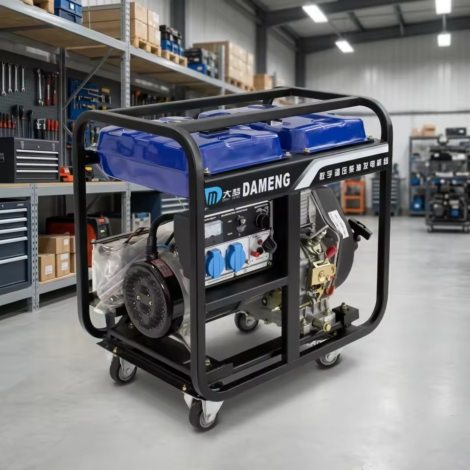 QY-apex H6000i-O 5KW Three Phase Diesel Generator with Auto Start Remote Start Open Frame 230V 50Hz Air Cooled Industrial Use