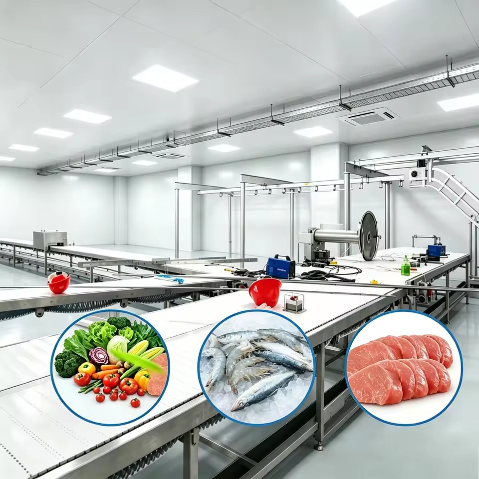 Factory Direct One Stop Slaughtering Blast Freezer Cold Storage Room for Commercial Slaughter House