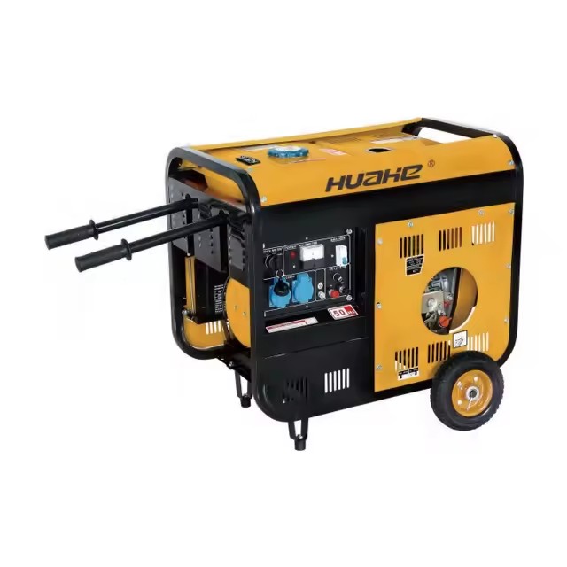 CE Certified 5KVA 50Hz 1 Phase/3 Phase Air Cooled Diesel Portable Generator for Home OEM/ODM