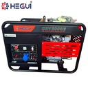 Portable Open-frame diesel Generator Starts the 12KW diesel Engine Manually/electrically, and the Site Uses Electricity.