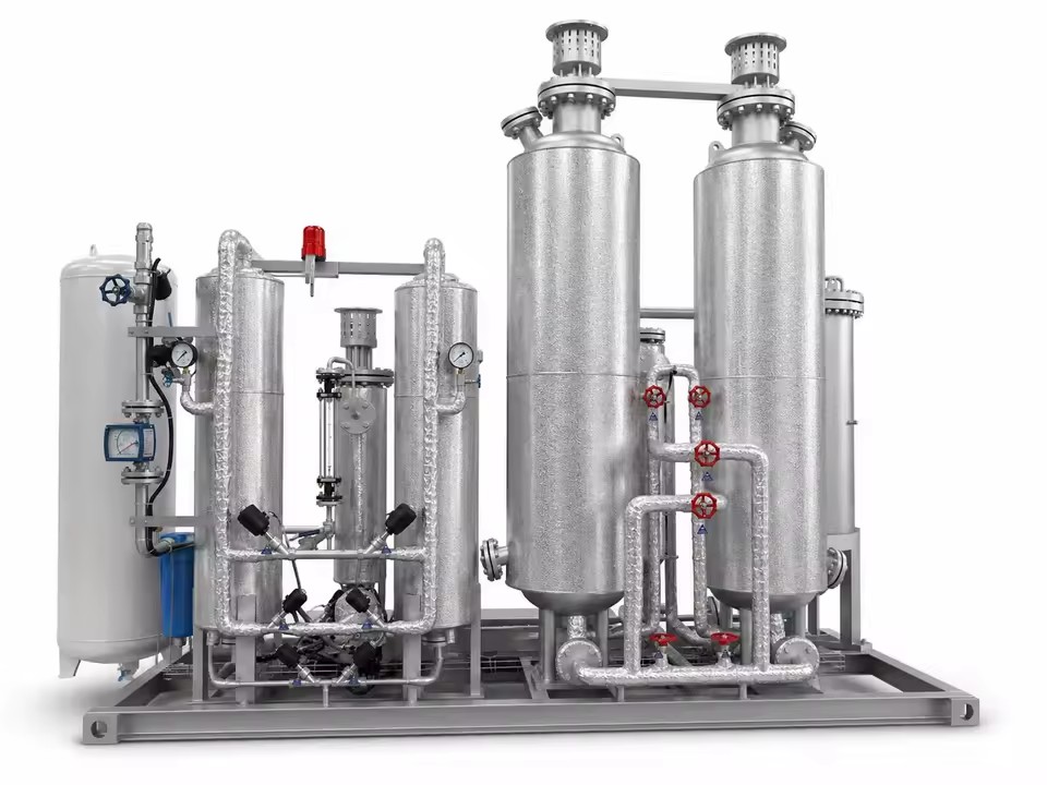 99.5% Smart PLC Control Industrial PSA Nitrogen Generator for Chemical Liquid Transfer Line Inerting PSA Nitrogen Generator