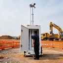 Portable CCTV Tower with 6m High Mast 4 Support Legs Optional Cameras Optional Solar Panels for Constructions