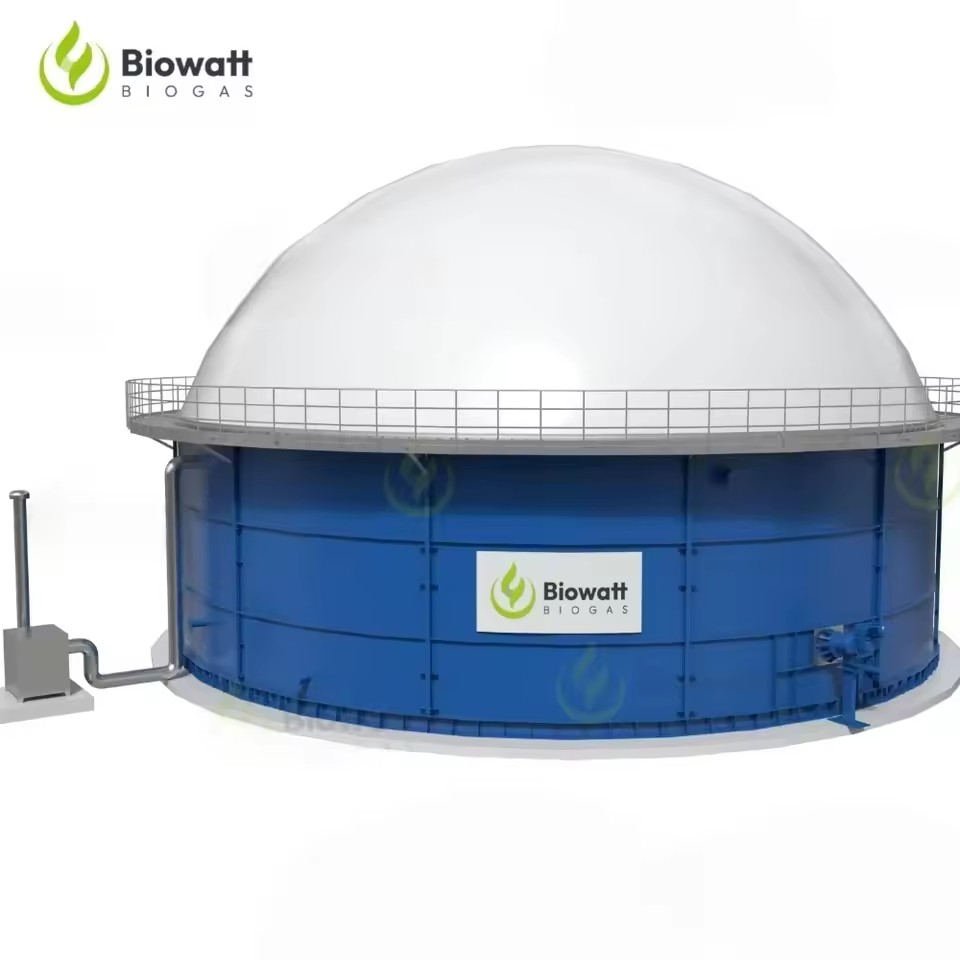 Large Capacity Modular Anaerobic Digestion Biogas System for Agricultural Waste Treatment and Combined Heat Power Generation