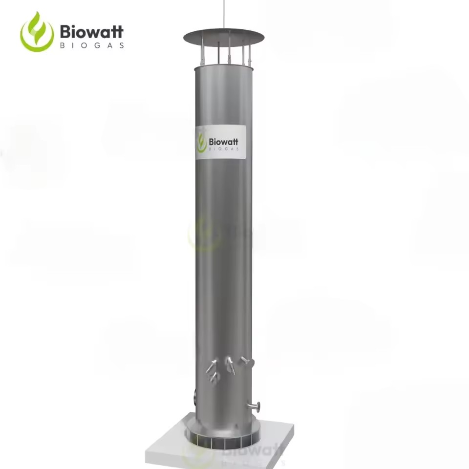 Farm Biogas Power Plant System for Animal Waste Cow Dung Pig Manure to Methane Gas and Electricity Production