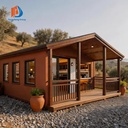 Fully Furnished Prefab Tiny House 20ft 3 4 Bedroom Prefabricated Modular Houses With Water Electricity Interface