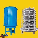 Vertical Disc Vacuum Dryer Graphene Precursor Industrial Grade Energy Saving Evaporation Technology Solid Yield PLC Gear