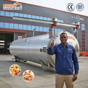 Heavy Duty Industrial Strength Food Processing Stainless Steel Energy Saving Automatic Vacuum Freeze Dryer Equipment for