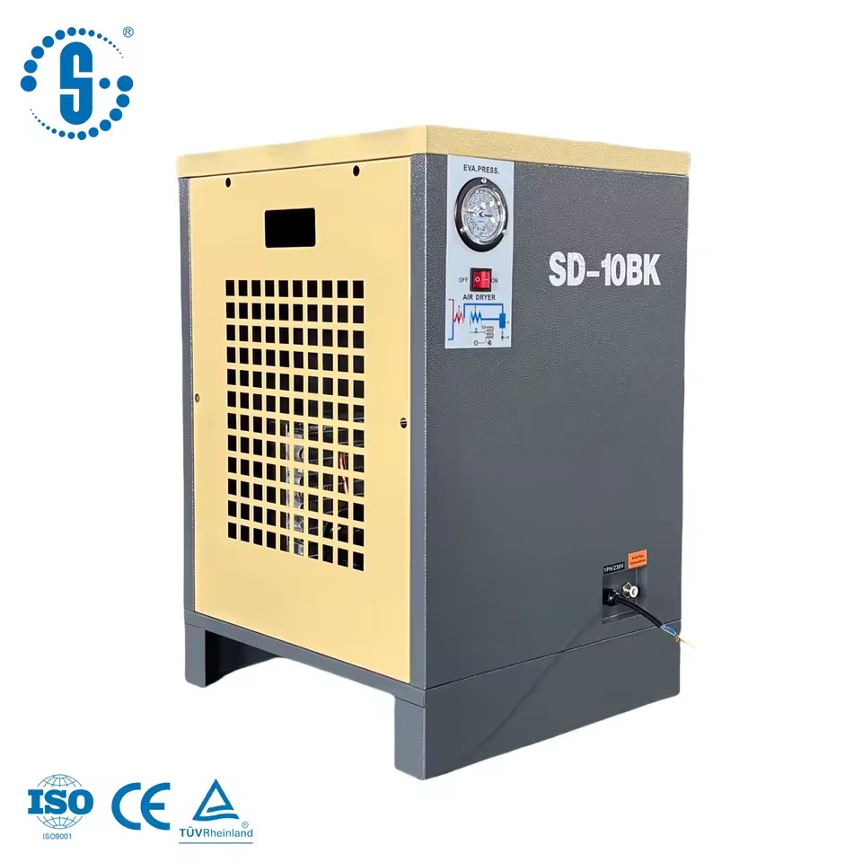 High Efficiency Stainless Steel Air Cooled Air Dryer with Electric Heating and Gearbox Handles Extreme Heat Environments SD-10BK