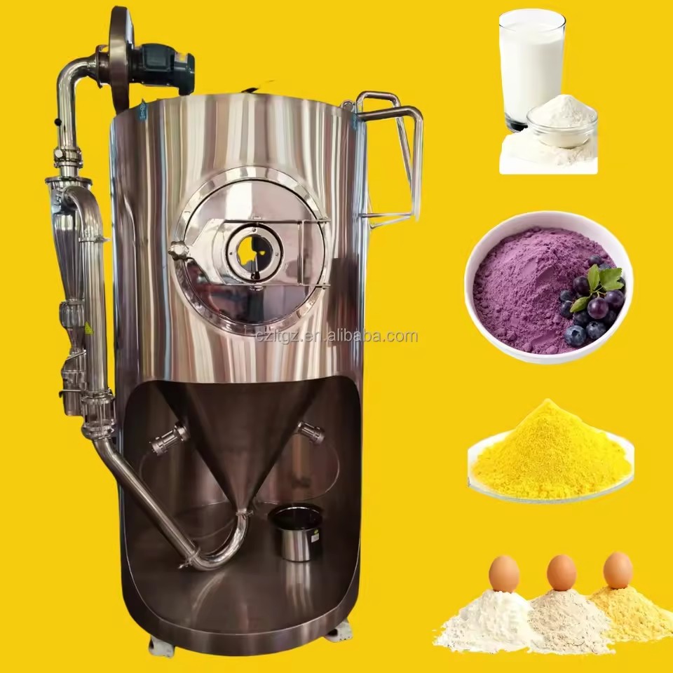 Automatic Centrifugal Spray Dryer for Food Milk Powder Drying PLC-Controlled Stainless Steel Tower IoT Energy Saving High