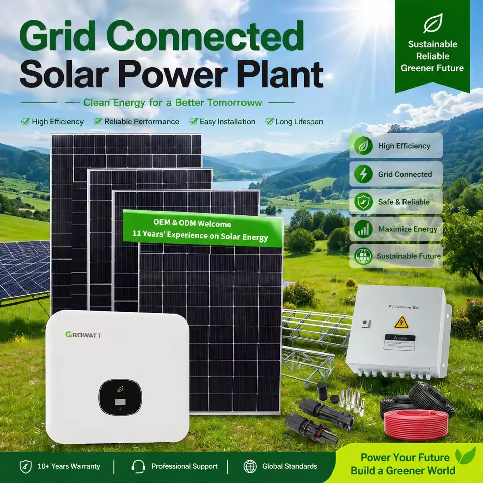 3MW Solar Farm Project for Commercial Electricity Generation with High Efficiency Photovoltaic Power Plant Solution