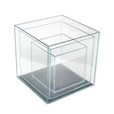 Juyang Aquarium Tank Rimless Ultra White Home Decoration Fish Bowl Clear Glass Square Glass 4.2 Gallon 9mm Sustainable 15.6L