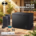 X 188L Outdoor Stall for Both Refrigeration and Freezing Purposes.Solar Panel and That Freezer. DC 12V/24V Solar Freezer.