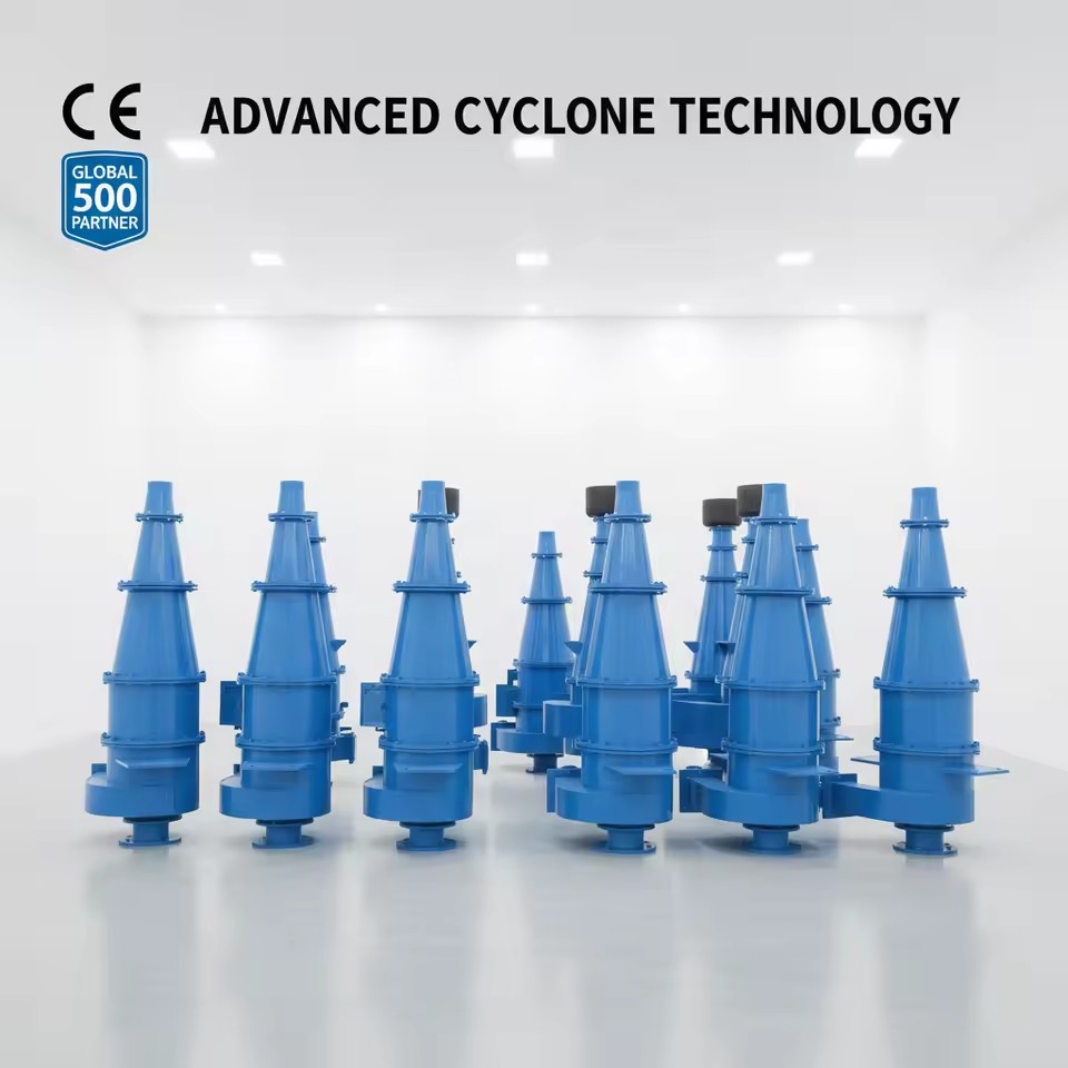 Heavy Duty Industrial Classification Durable Wear-Resistant Classification Equipment CE Approved Stable Performance Hydrocyclone