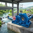 Renewable Energy200kw Water Turbine Generator Mini Hydro Generator Small Power Water Turbine Low Head Turbine